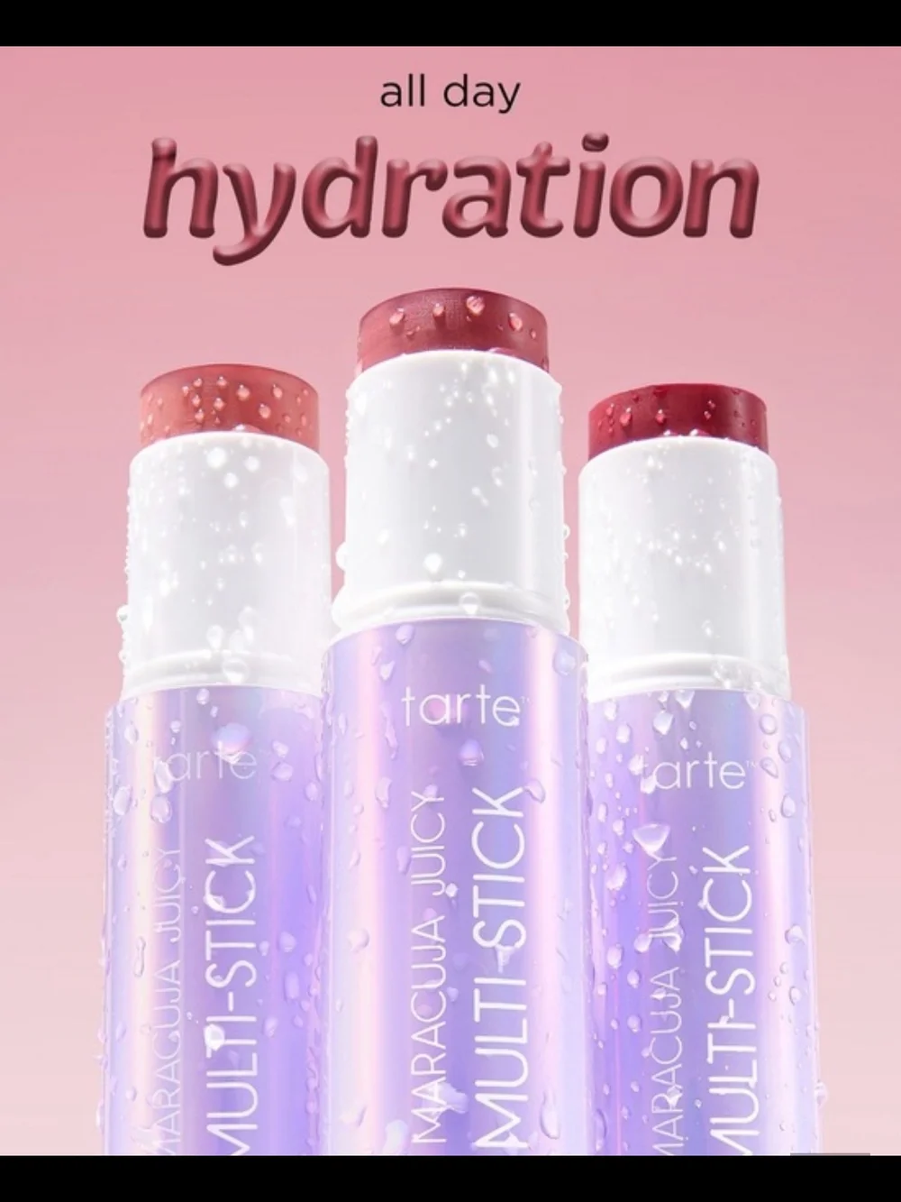 tarte Maracuja Juicy Multi-Stick — Flamingo Pink Blush Stick